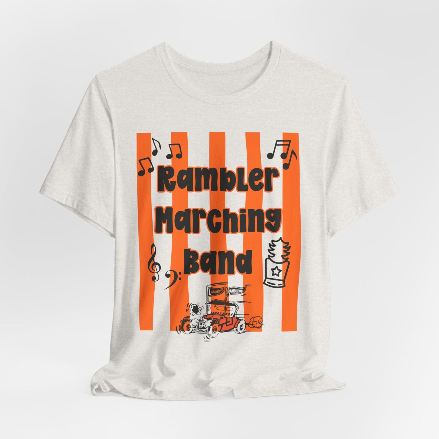 Rambler Marching Band Tee — Stripe Music School Shirt