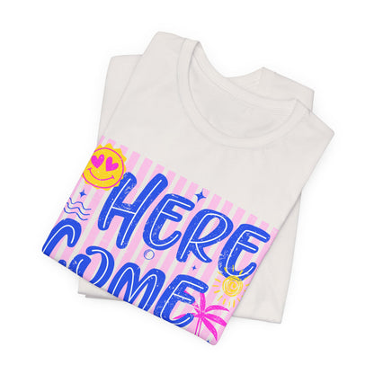 Here Come the Sun T-Shirt - Retro Summer Graphic Tee