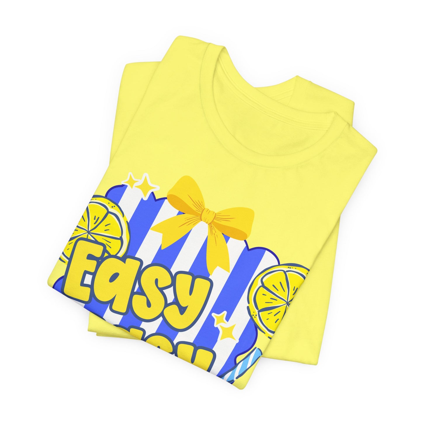 Easy Peasy Lemonade Tee — Bright Retro Summer T-Shirt