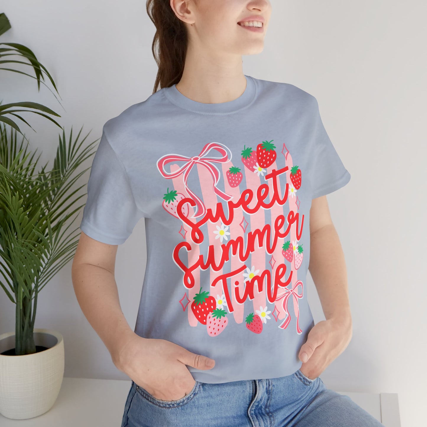 Sweet Summer Time T‑Shirt — Strawberry Graphic Tee
