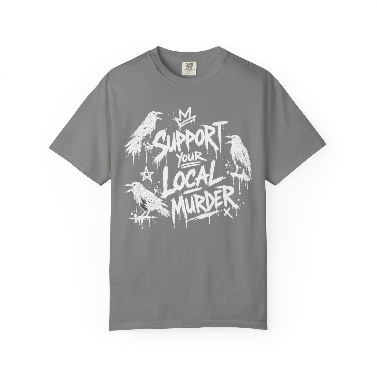 Vintage Distressed White T-Shirt — Subtle Worn-Fade Graphic Tee