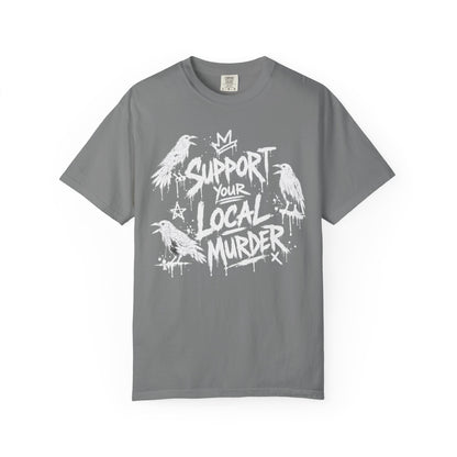 Vintage Distressed White T-Shirt — Subtle Worn-Fade Graphic Tee