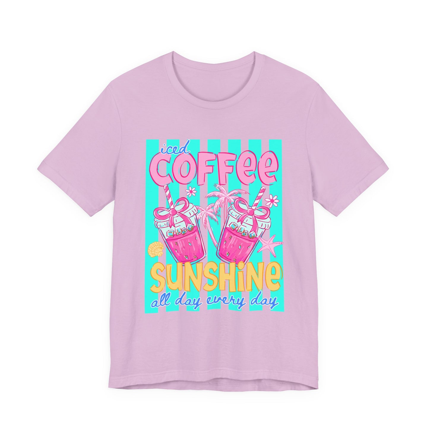 Coffee & Sunshine T-Shirt — Iced Coffee Sunshine Graphic Tee