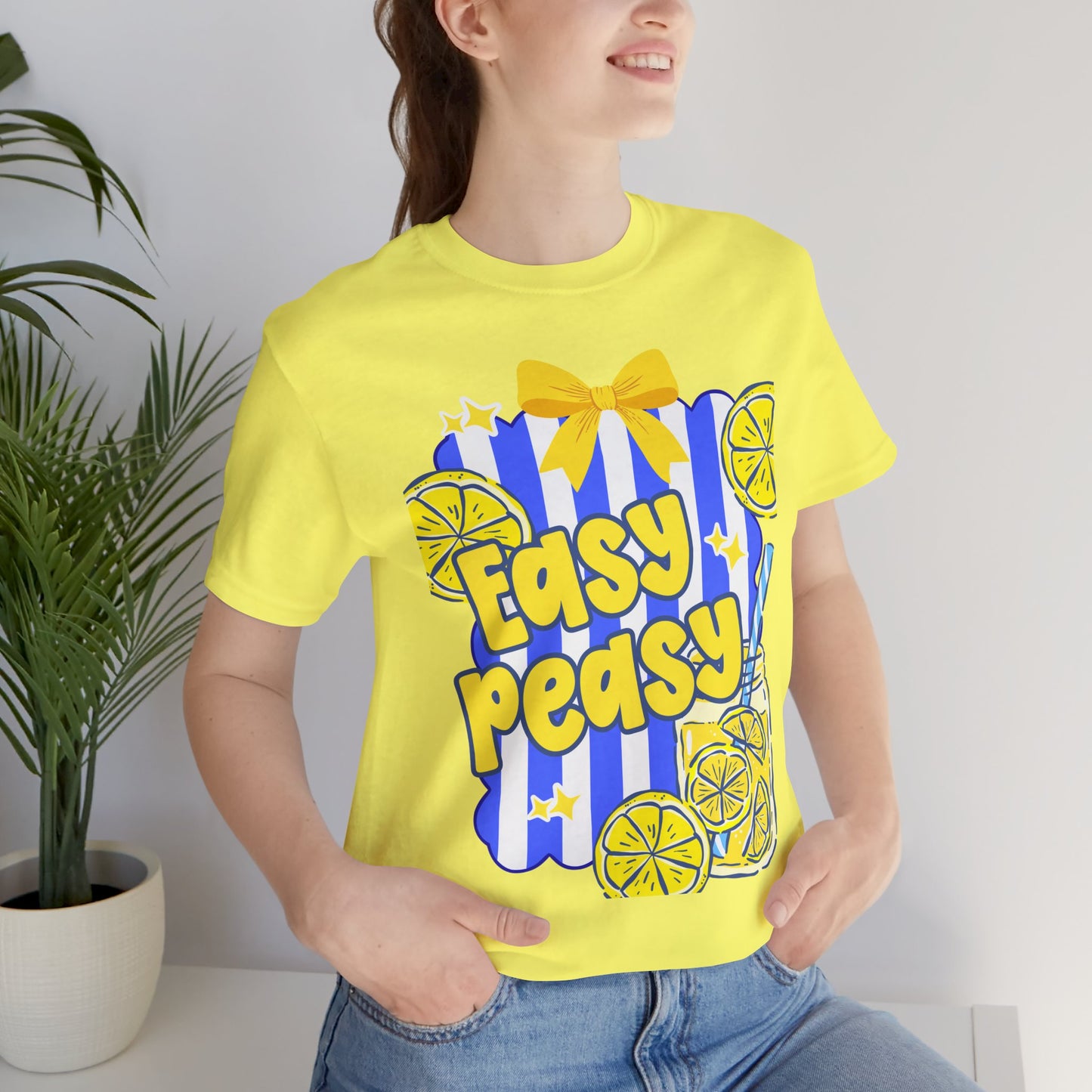 Easy Peasy Lemonade Tee — Bright Retro Summer T-Shirt