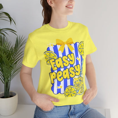 Easy Peasy Lemonade Tee — Bright Retro Summer T-Shirt