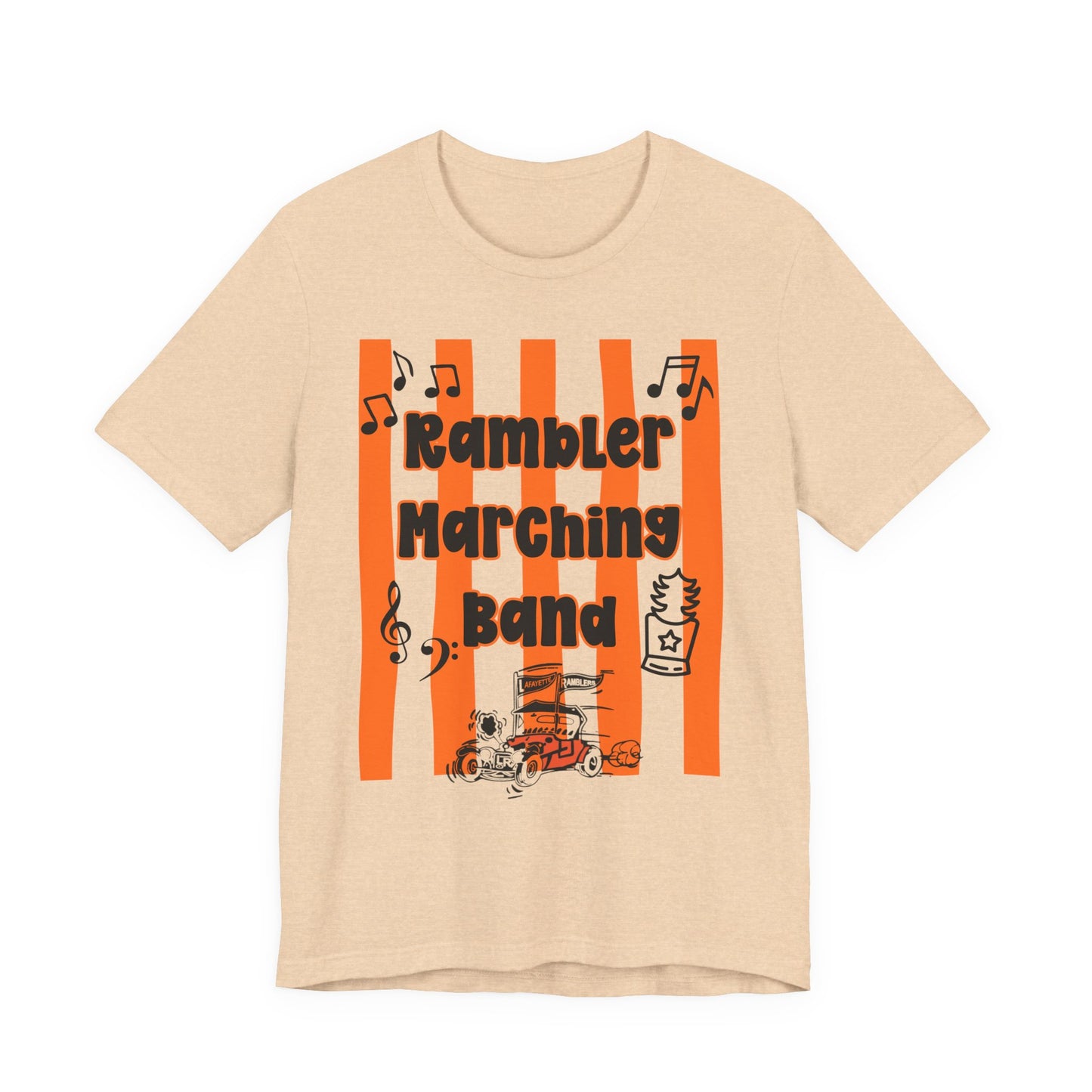 Rambler Marching Band Tee — Stripe Music School Shirt