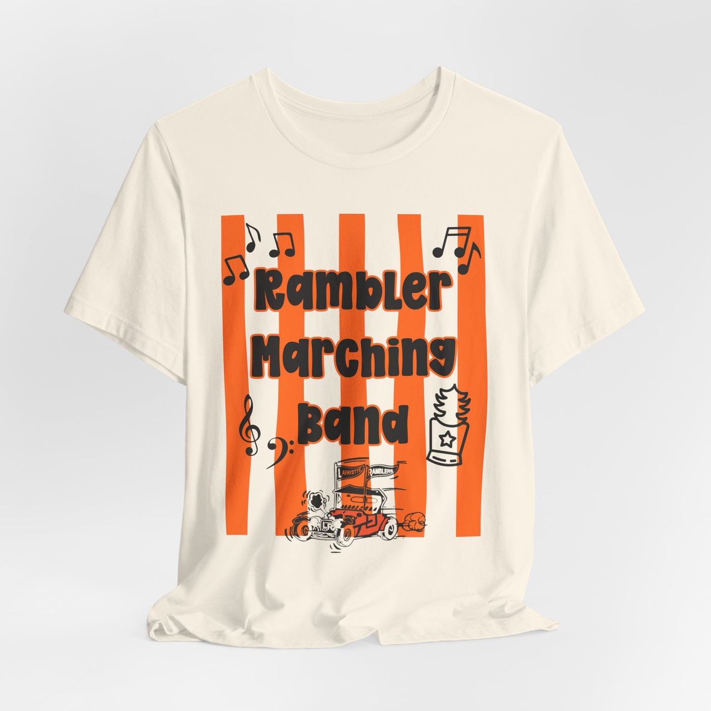 Rambler Marching Band Tee — Stripe Music School Shirt