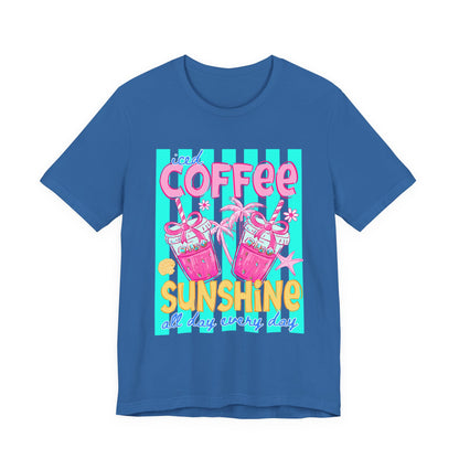 Coffee & Sunshine T-Shirt — Iced Coffee Sunshine Graphic Tee