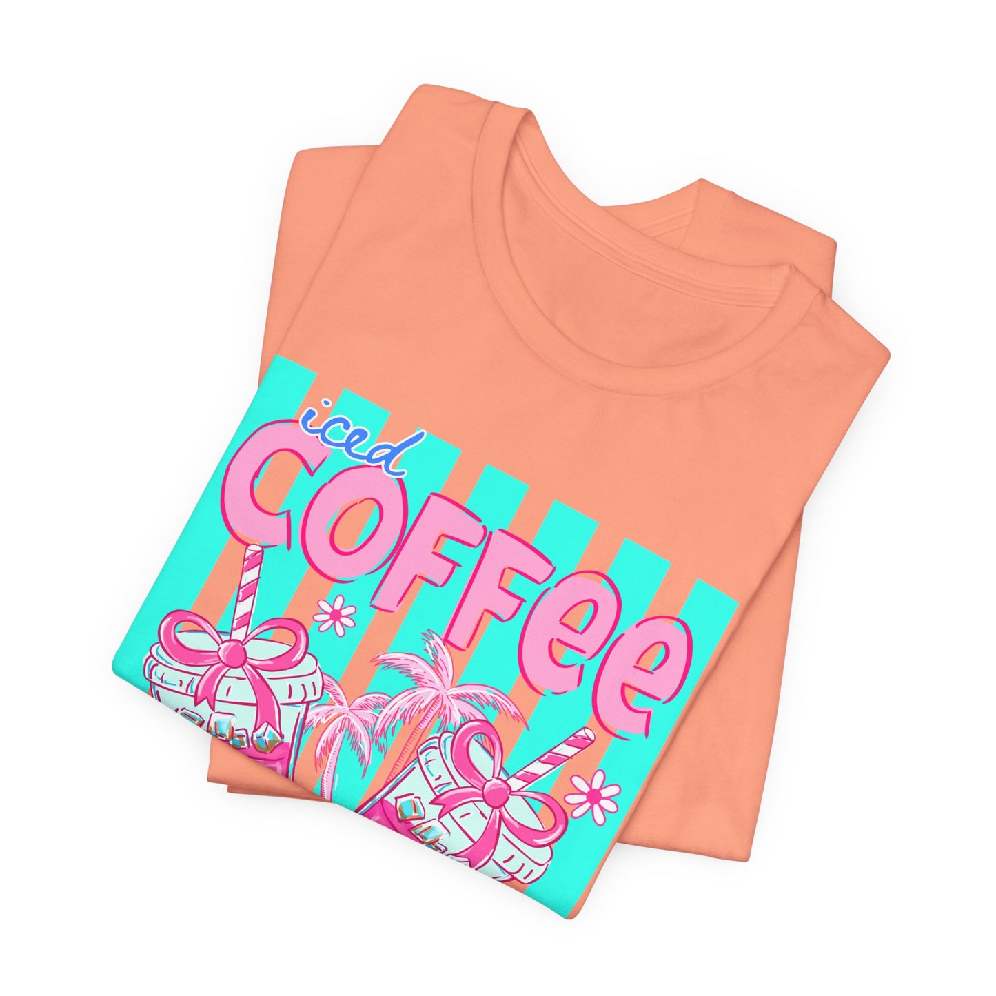 Coffee & Sunshine T-Shirt — Iced Coffee Sunshine Graphic Tee