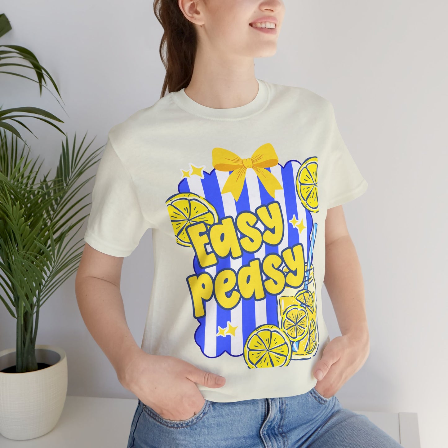 Easy Peasy Lemonade Tee — Bright Retro Summer T-Shirt