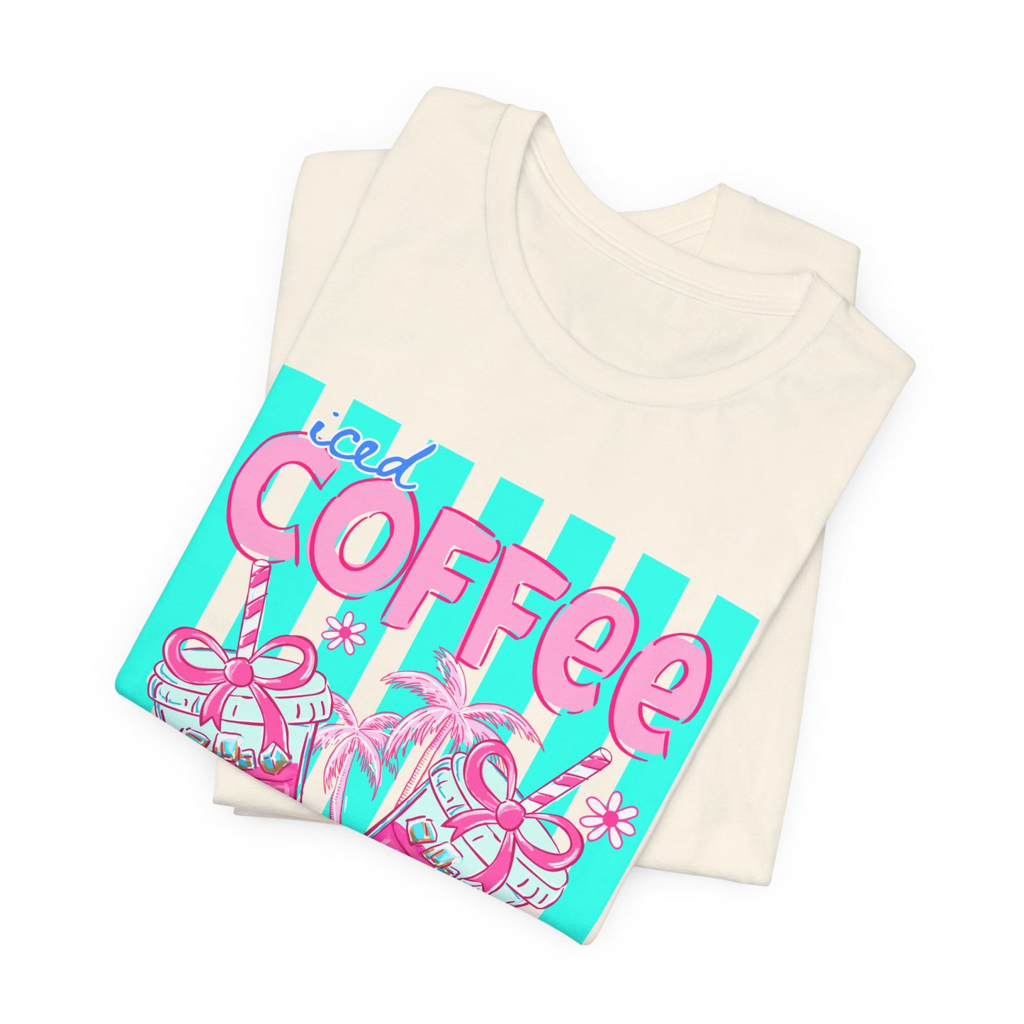 Coffee & Sunshine T-Shirt — Iced Coffee Sunshine Graphic Tee