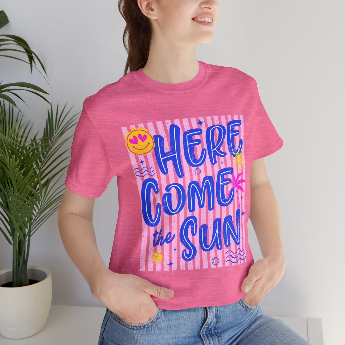 Here Come the Sun T-Shirt - Retro Summer Graphic Tee