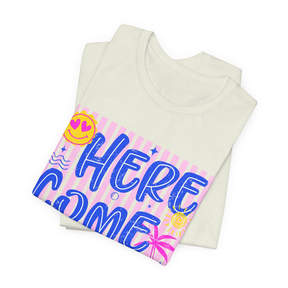 Here Come the Sun T-Shirt - Retro Summer Graphic Tee