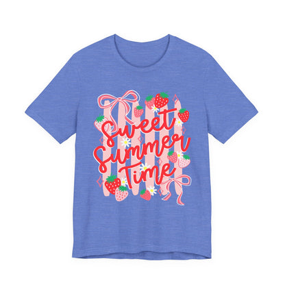 Sweet Summer Time T‑Shirt — Strawberry Graphic Tee