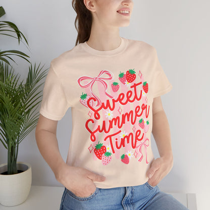 Sweet Summer Time T‑Shirt — Strawberry Graphic Tee