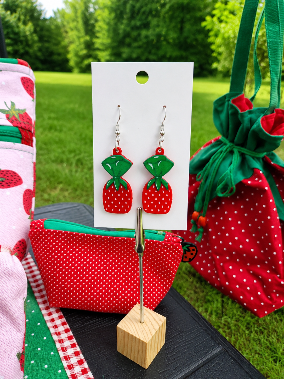 Strawberry Hard Candy Earrings