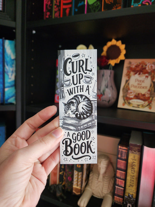 Curl Up With a Good Book 3D Printed Bookmark
