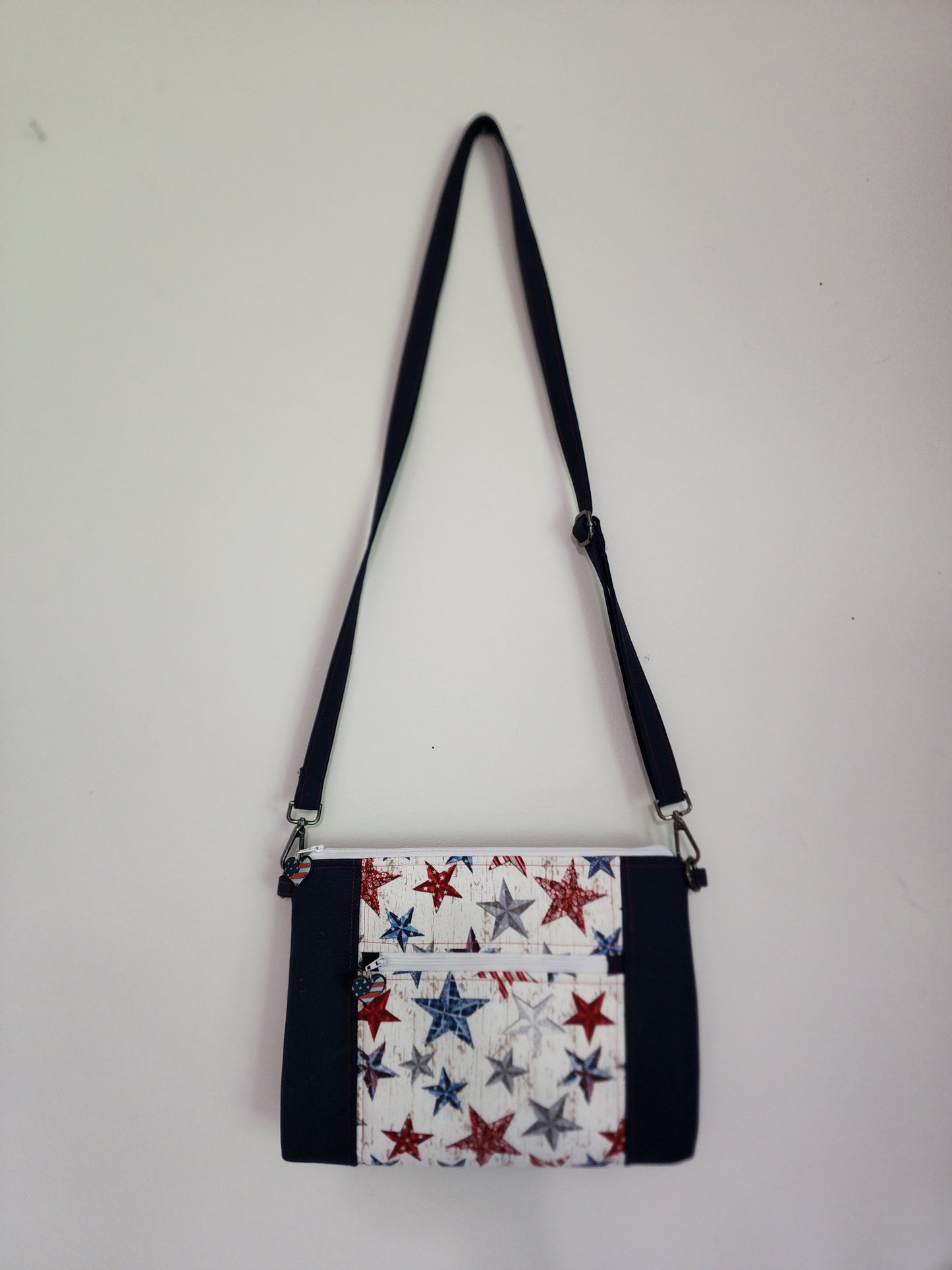 Handmade Cross Body Patriotic Purse