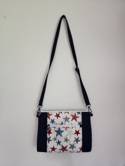 Handmade Cross Body Patriotic Purse