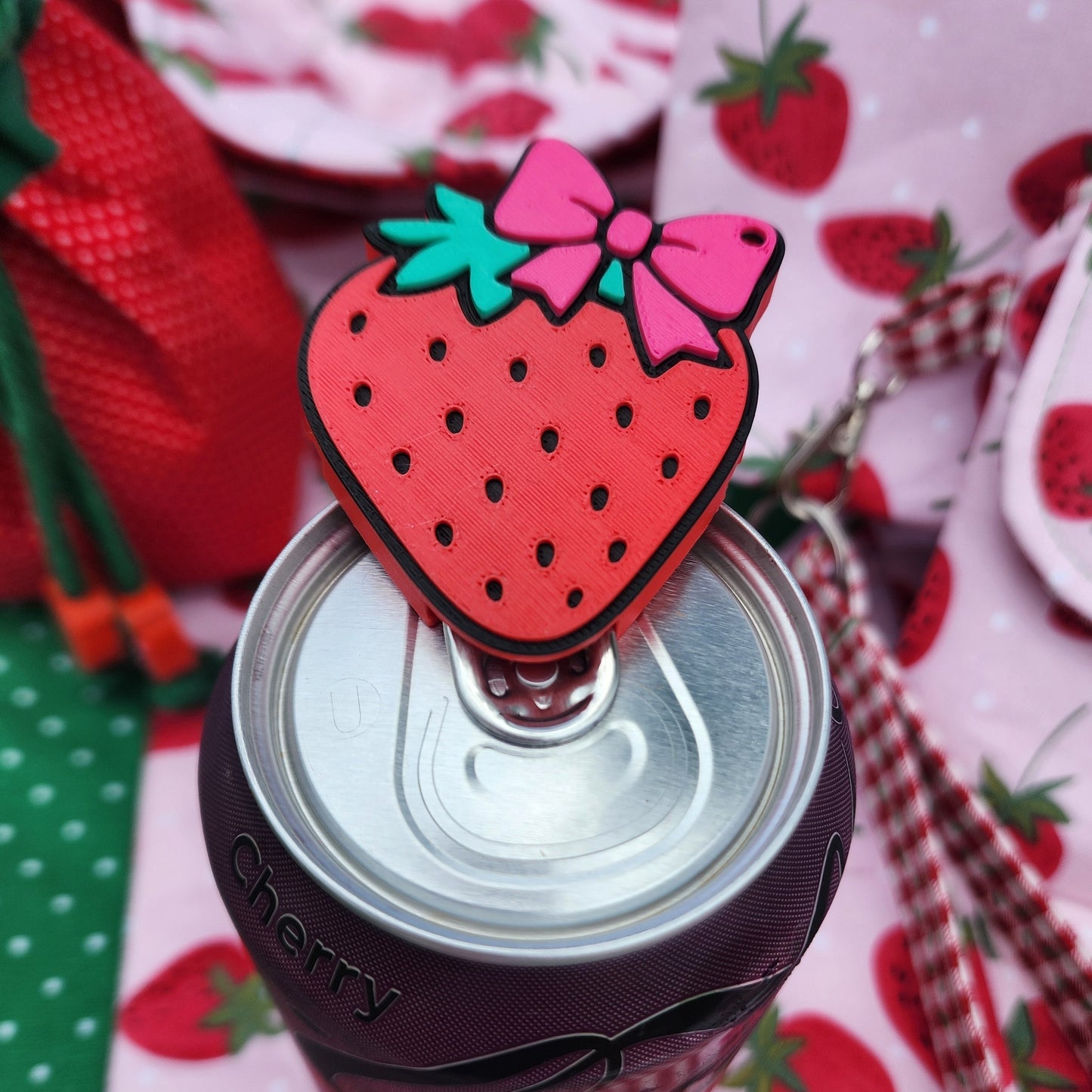 Strawberry Can Opener - Nail Saver