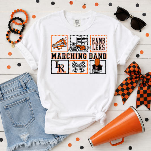 Rambler Marching Band Stamp T-Shirt