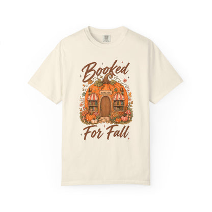 Booked for Fall T-Shirt — Pumpkin Cottage Autumn Reading Tee