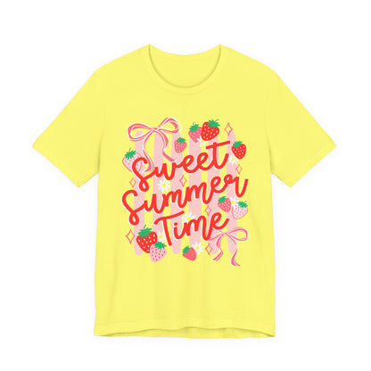 Sweet Summer Time T‑Shirt — Strawberry Graphic Tee