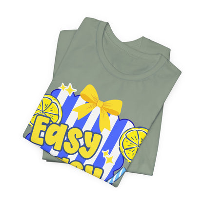 Easy Peasy Lemonade Tee — Bright Retro Summer T-Shirt