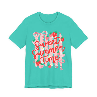 Sweet Summer Time T‑Shirt — Strawberry Graphic Tee