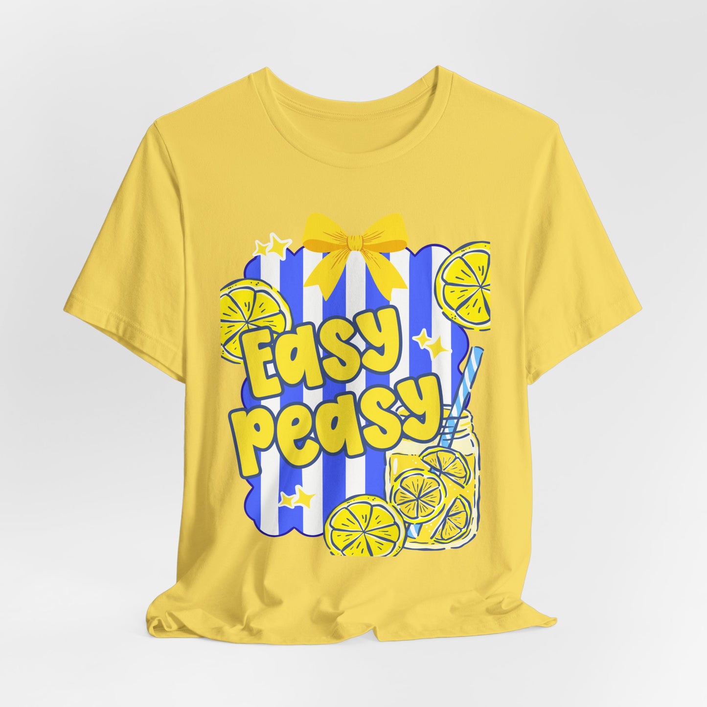 Easy Peasy Lemonade Tee — Bright Retro Summer T-Shirt