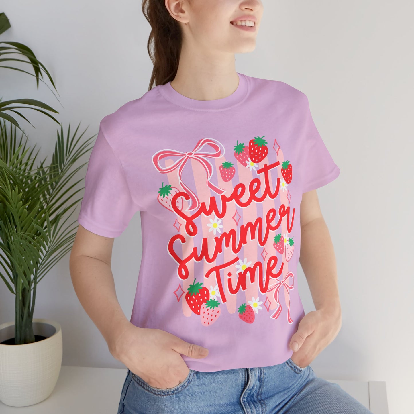 Sweet Summer Time T‑Shirt — Strawberry Graphic Tee