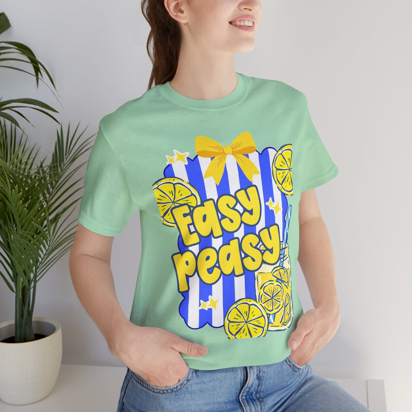 Easy Peasy Lemonade Tee — Bright Retro Summer T-Shirt