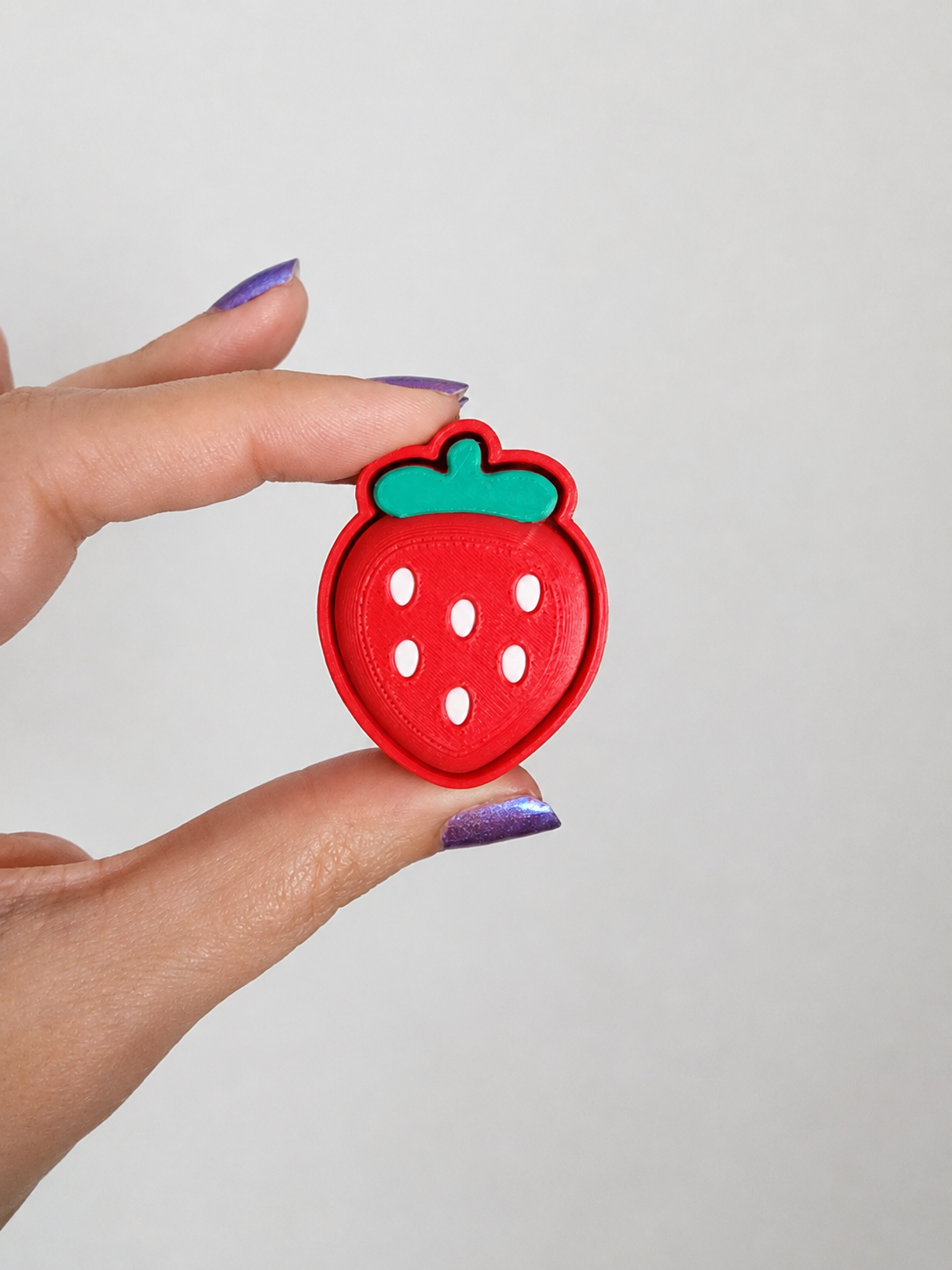 3D Printed Fidget Clickers | Strawberry & Lemon Summer Clickers