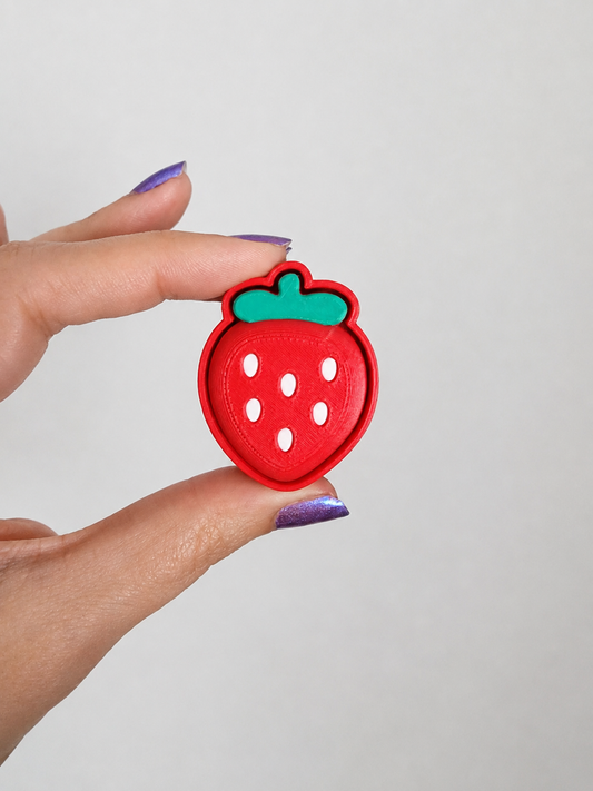 3D Printed Fidget Clickers | Strawberry & Lemon Summer Clickers