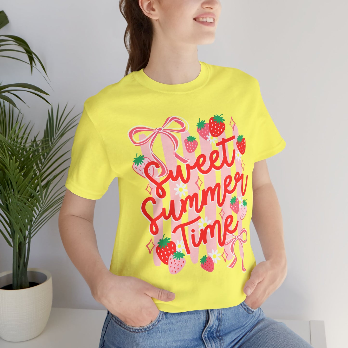 Sweet Summer Time T‑Shirt — Strawberry Graphic Tee