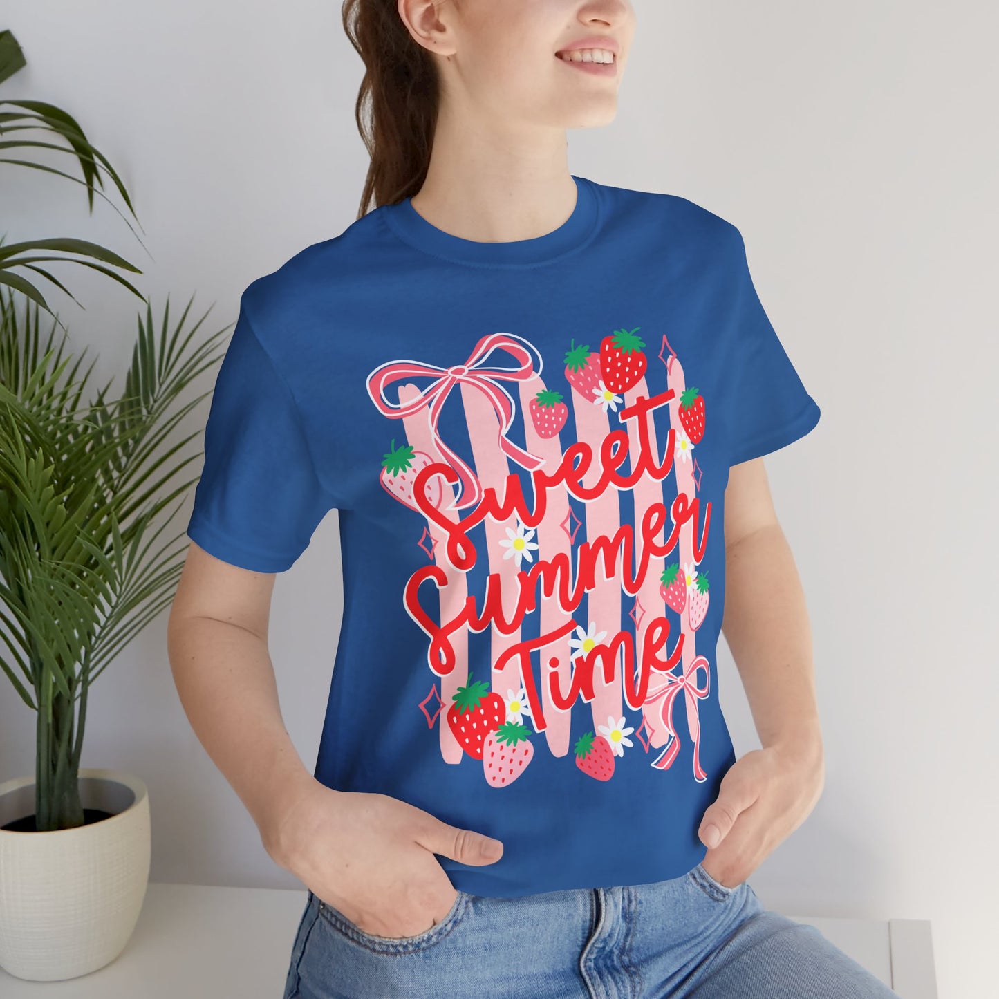 Sweet Summer Time T‑Shirt — Strawberry Graphic Tee