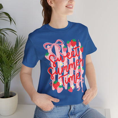 Sweet Summer Time T‑Shirt — Strawberry Graphic Tee