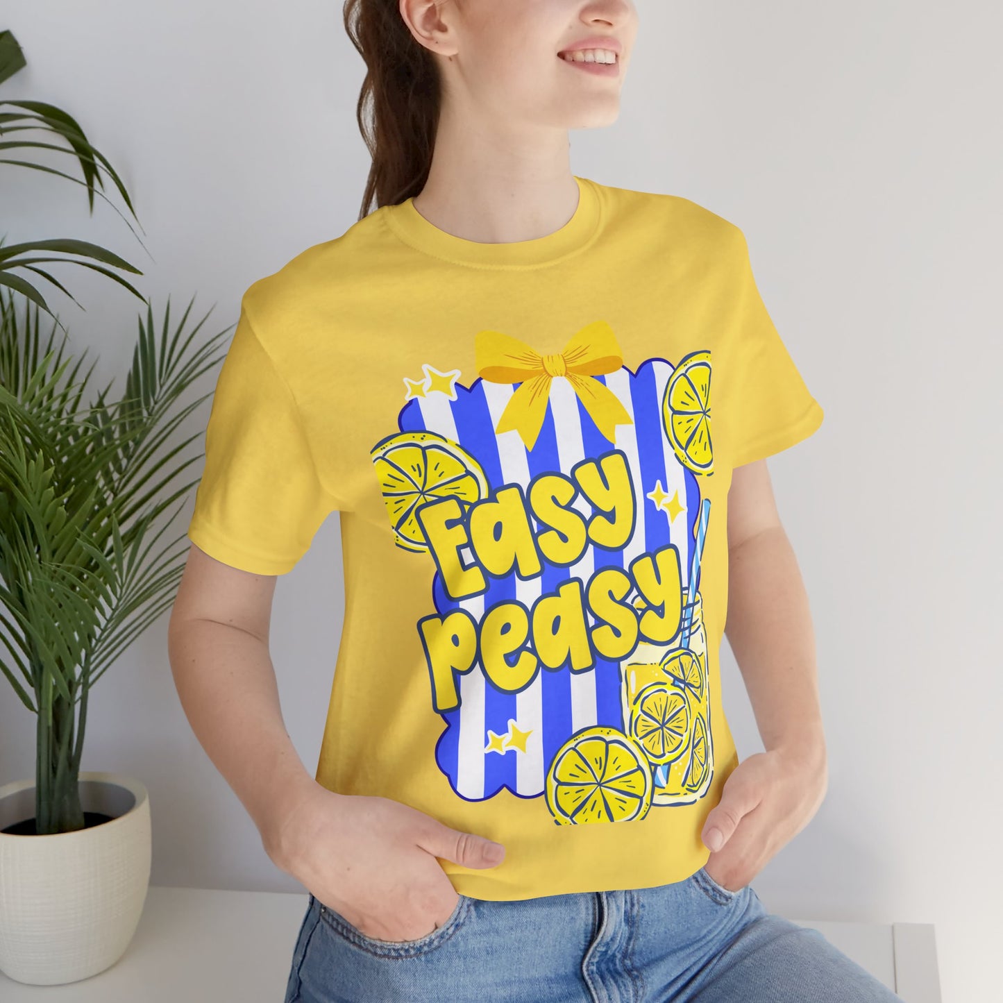 Easy Peasy Lemonade Tee — Bright Retro Summer T-Shirt