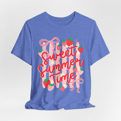 Sweet Summer Time T‑Shirt — Strawberry Graphic Tee