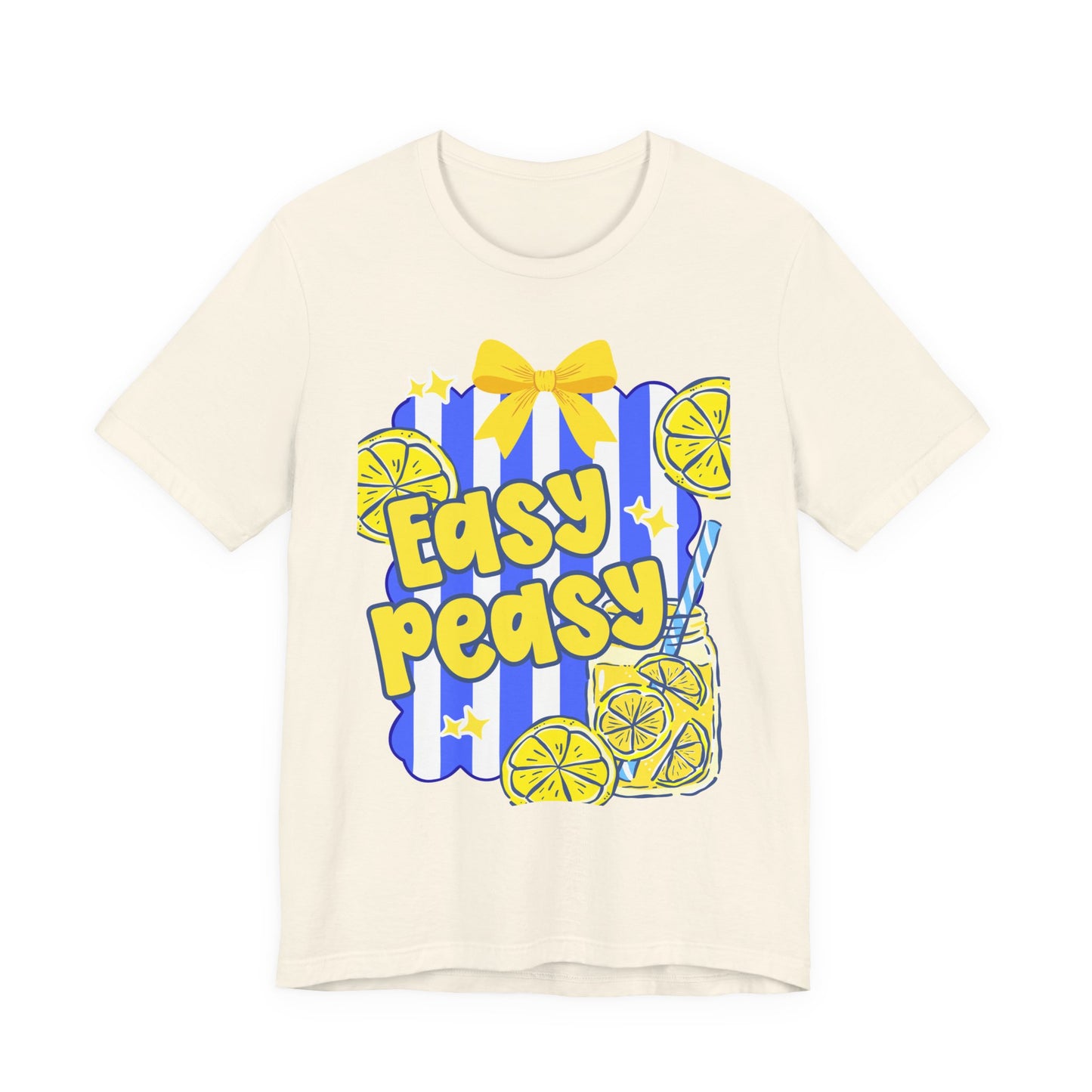 Easy Peasy Lemonade Tee — Bright Retro Summer T-Shirt