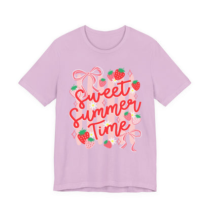Sweet Summer Time T‑Shirt — Strawberry Graphic Tee