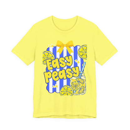 Easy Peasy Lemonade Tee — Bright Retro Summer T-Shirt