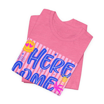 Here Come the Sun T-Shirt - Retro Summer Graphic Tee