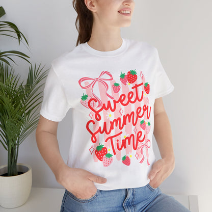 Sweet Summer Time T‑Shirt — Strawberry Graphic Tee