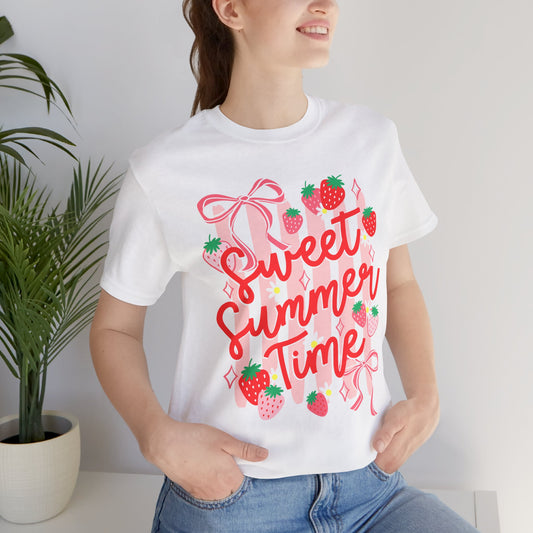 Sweet Summer Time T‑Shirt — Strawberry Graphic Tee