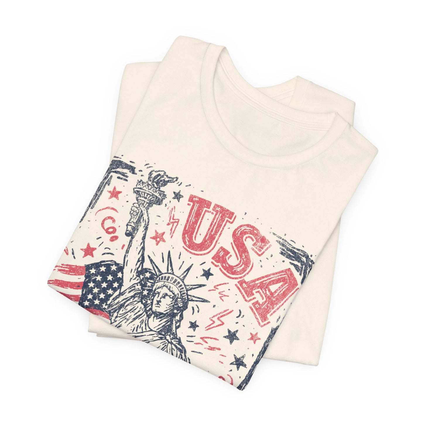 USA 250 Statue of Liberty T-Shirt – American Flag Independence Day Tee
