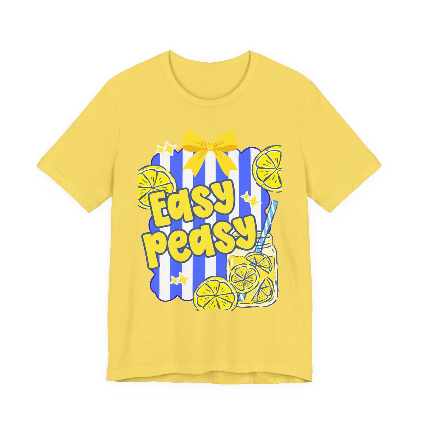 Easy Peasy Lemonade Tee — Bright Retro Summer T-Shirt
