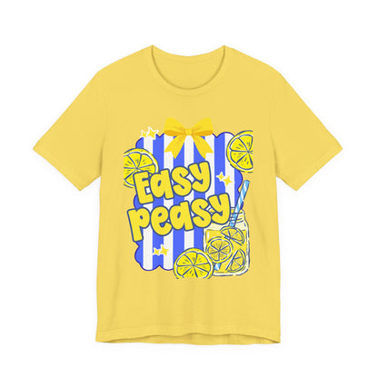 Easy Peasy Lemonade Tee — Bright Retro Summer T-Shirt