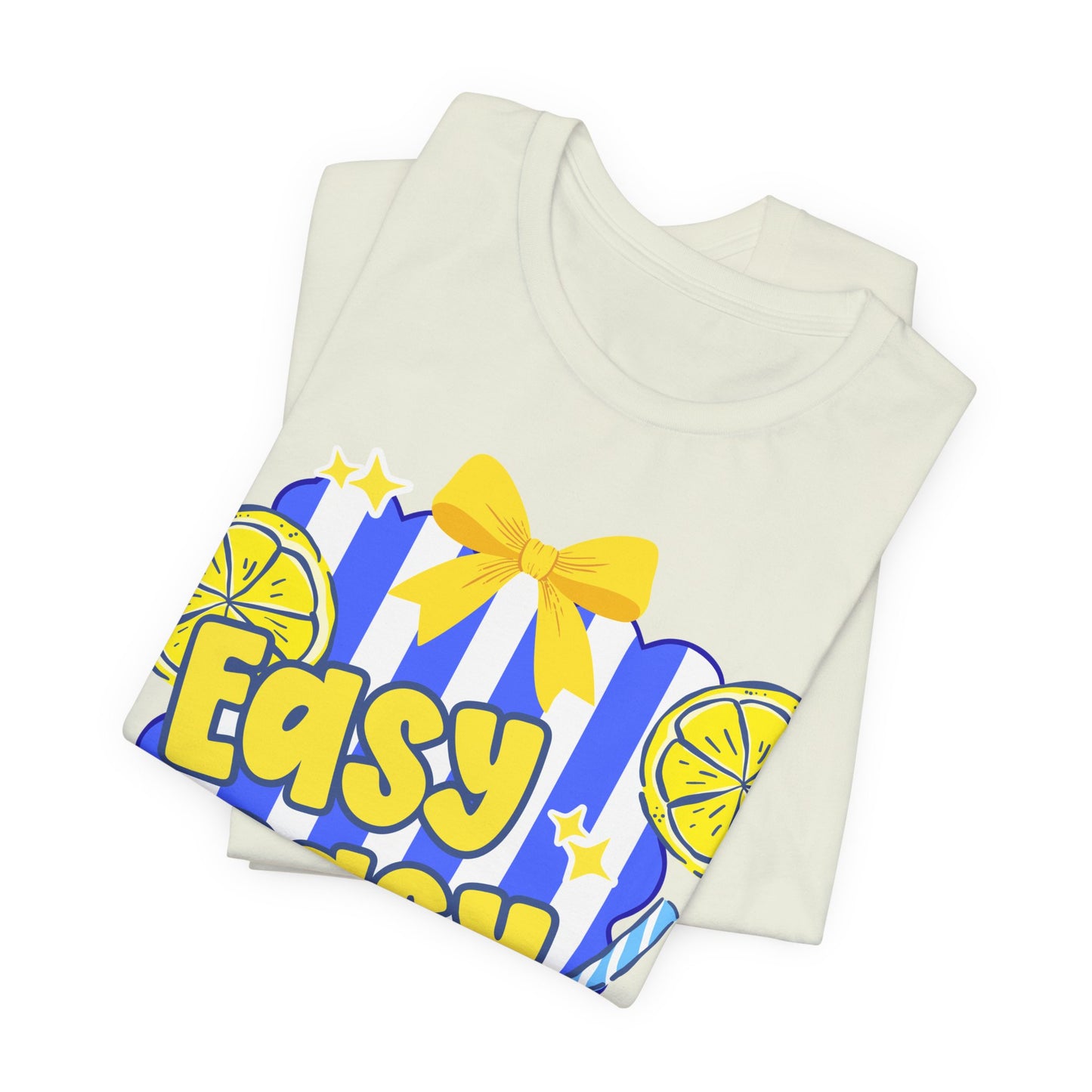 Easy Peasy Lemonade Tee — Bright Retro Summer T-Shirt