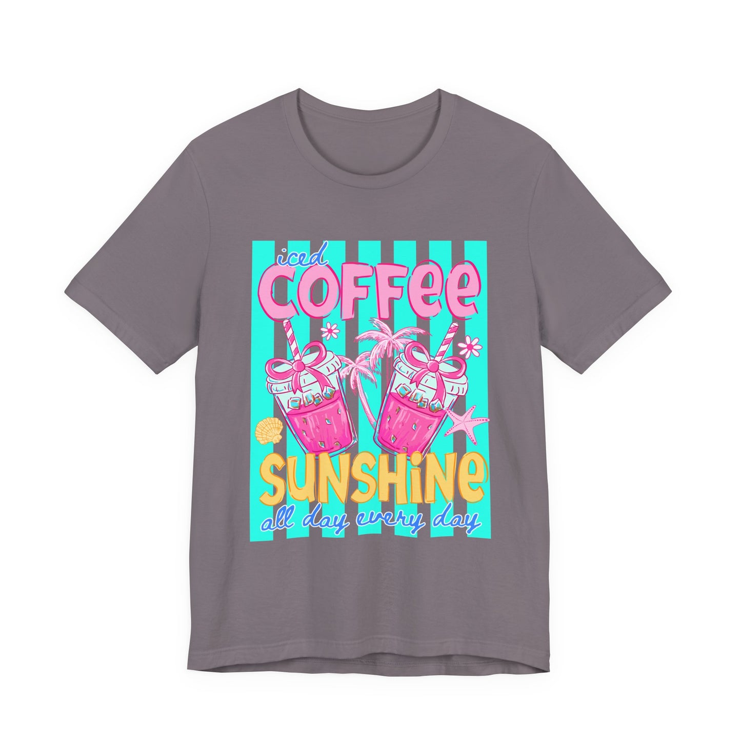 Coffee & Sunshine T-Shirt — Iced Coffee Sunshine Graphic Tee